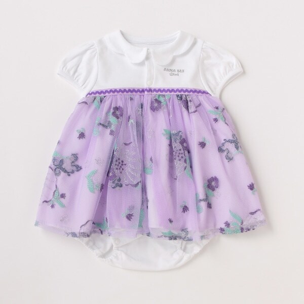 マーメイド刺しゅうロンパース