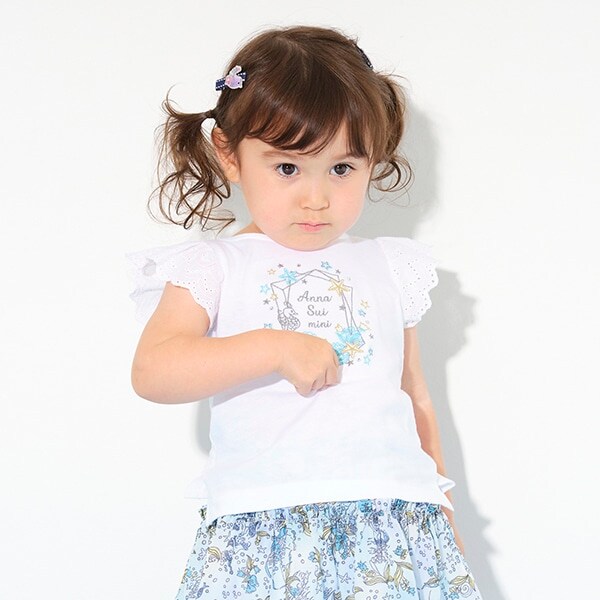 シェル刺しゅう半袖Tシャツ