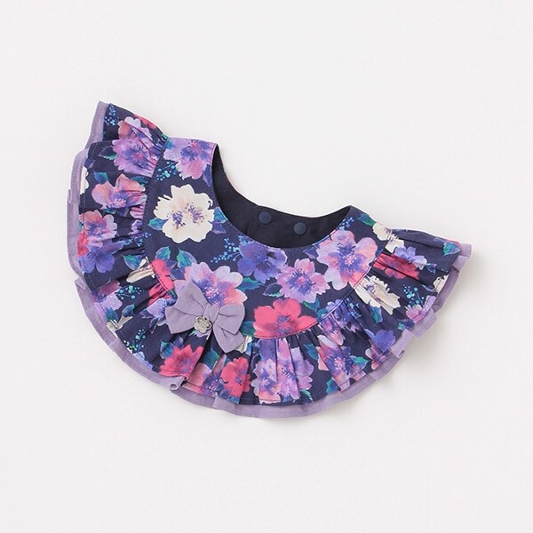 水彩花柄スタイ