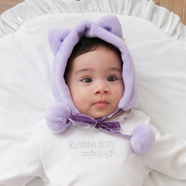 ネコ耳フード帽