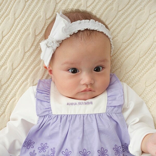 チュールリボンヘアバンド