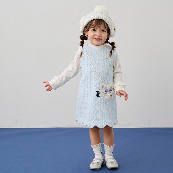 ファーバッグトロンプルイユワンピース