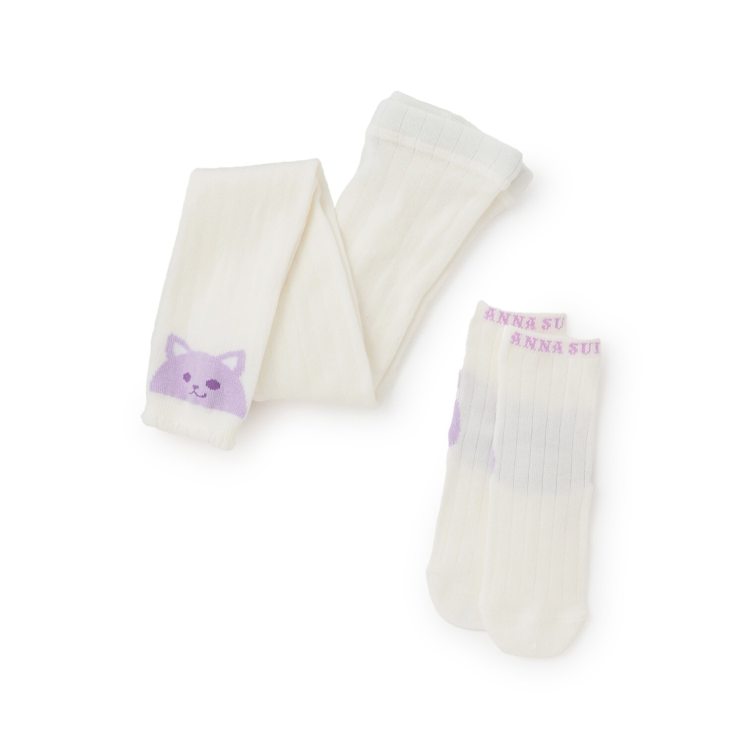 ネコフェイスレギンス＋ソックスセット