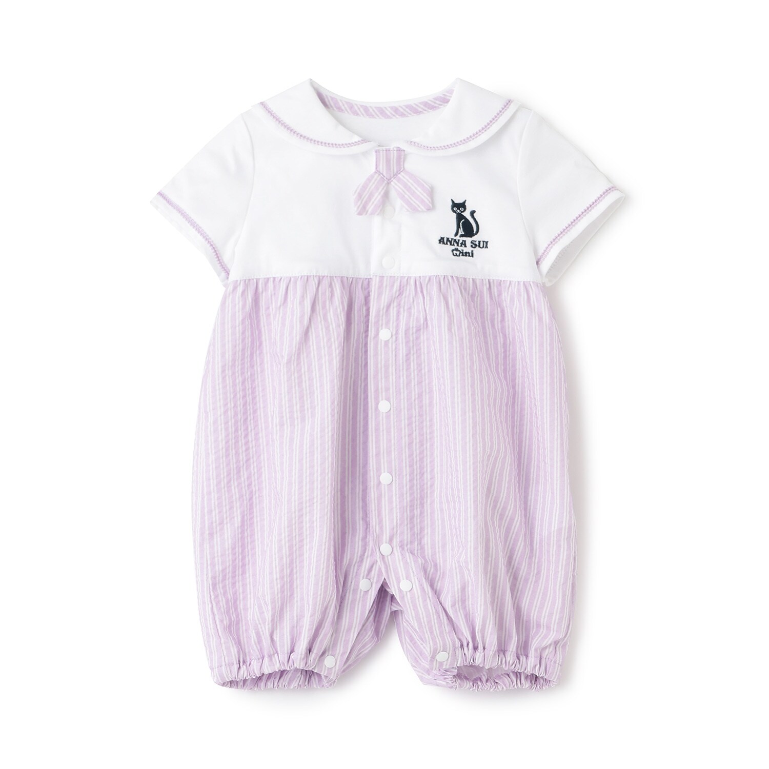 ネコセーラーカラーカバーオール