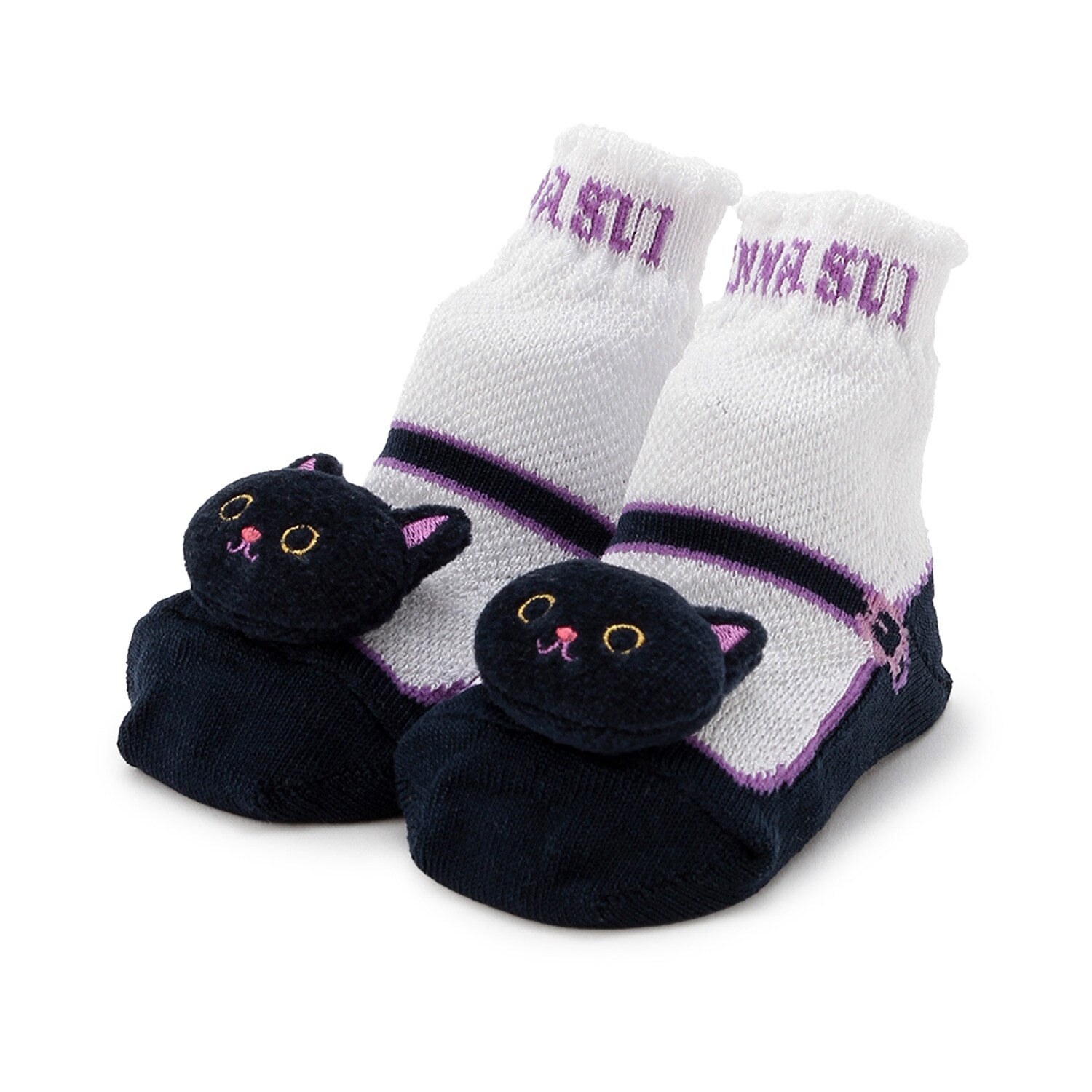 ネコマスコットクルーソックス