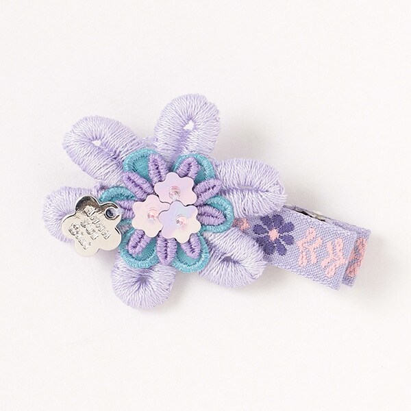 お花ヘアクリップ【日本製】