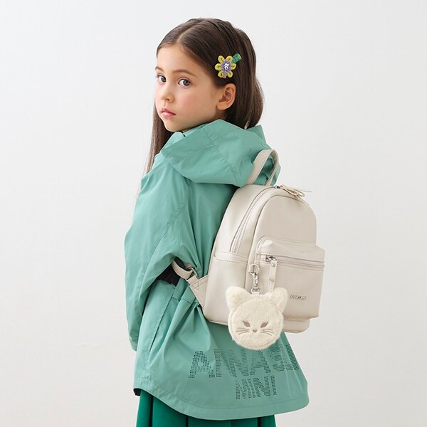 ネコミラーつき合皮リュック