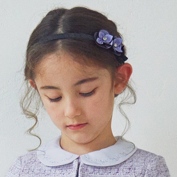 【セレモニー】合皮お花カチューシャ【日本製】