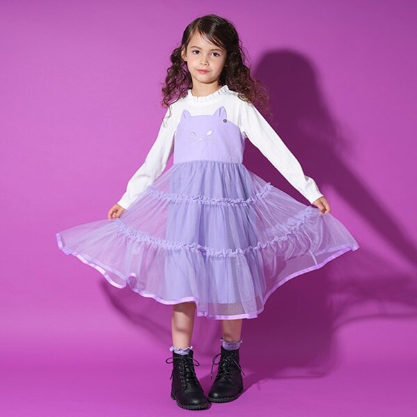 ネコチュールドッキングワンピース