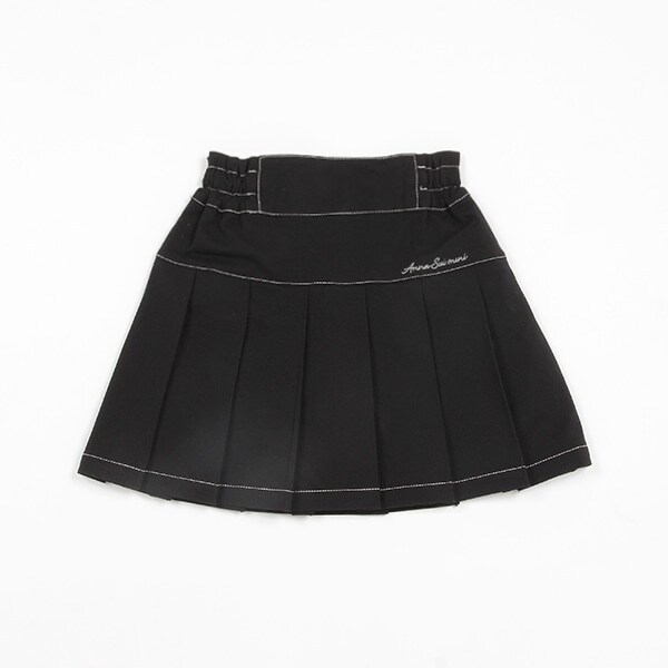 【あったか裏微起毛】プリーツスカパン