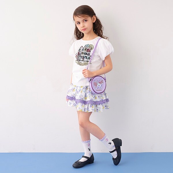 【15th Anniv.】フラワー柄2段キュロット