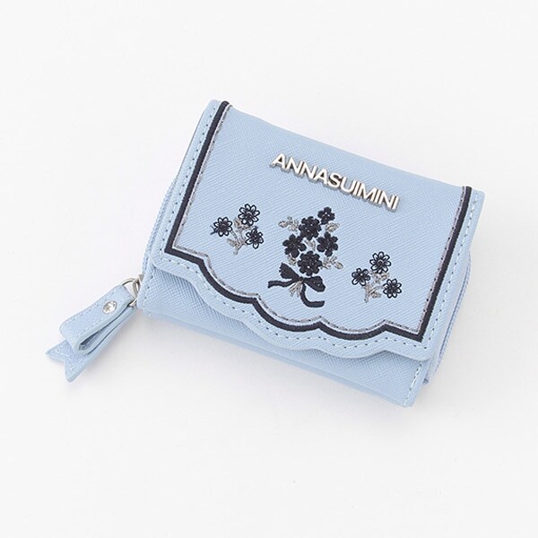 お花ブーケ刺しゅう財布