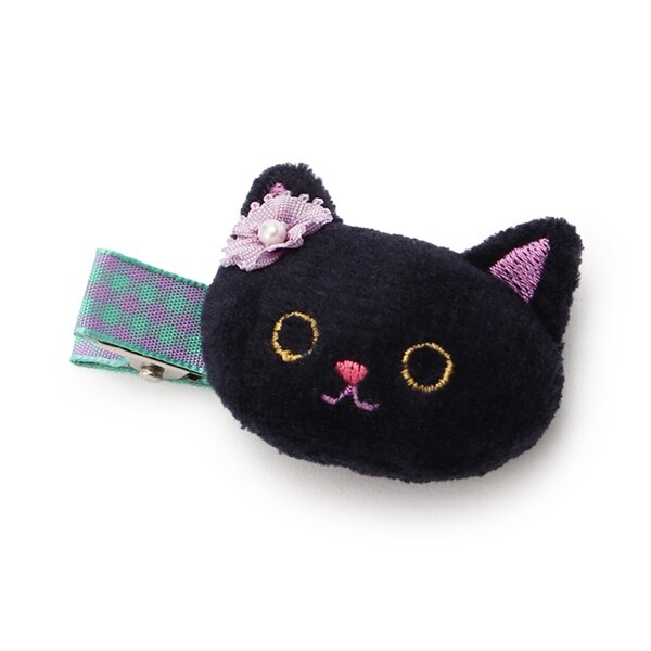 ネコマスコットヘアクリップ