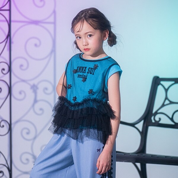 チュールタンクトップ＋Tシャツset