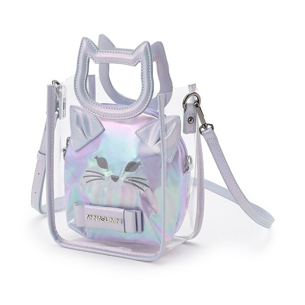 ネコハンドルリボンショルダーバッグ