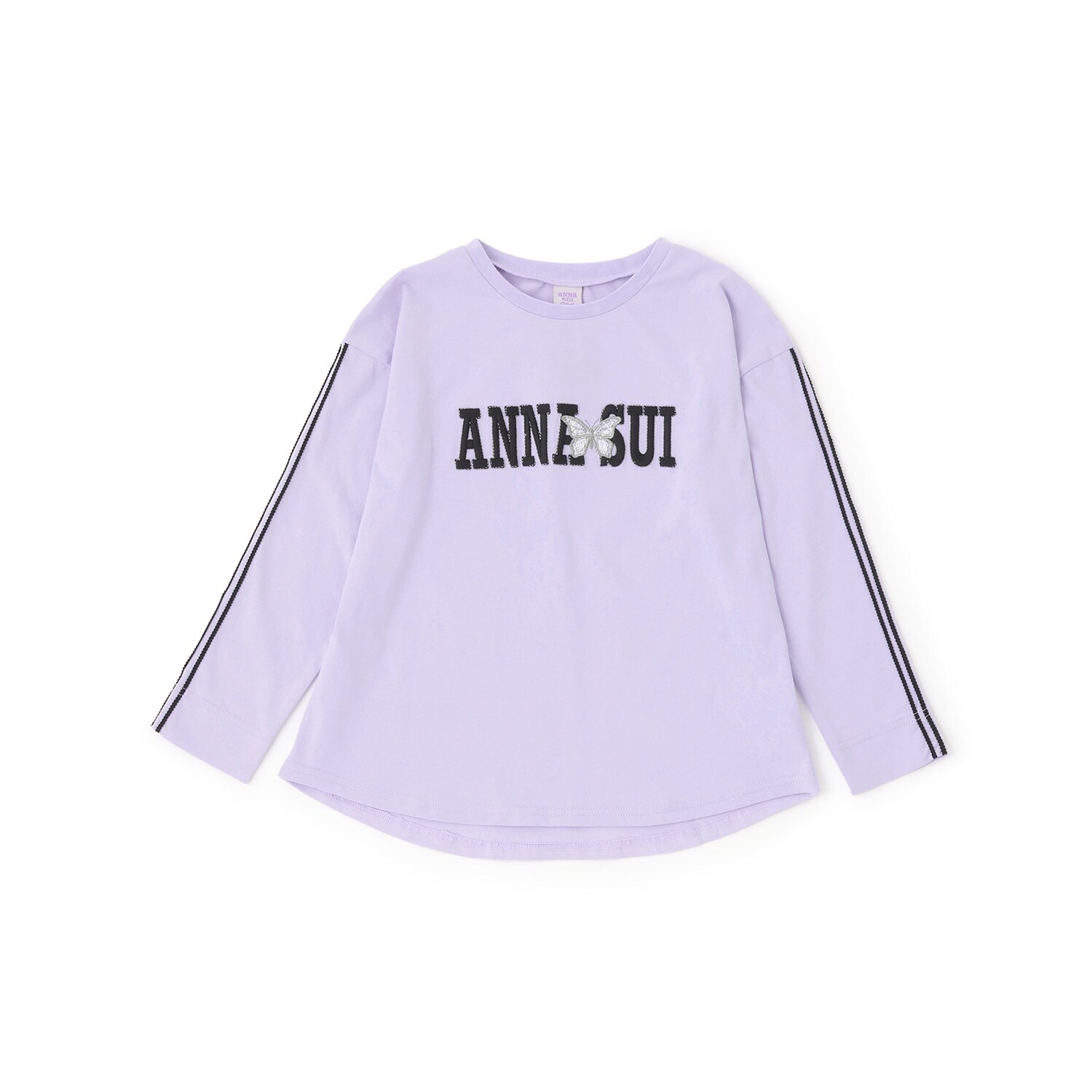 ロゴ刺しゅう長袖Tシャツ