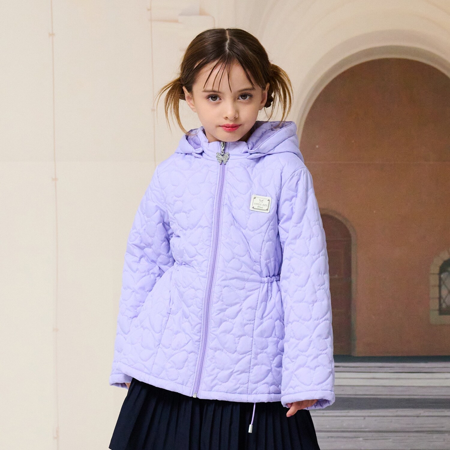 中綿チョウキルティングブルゾン