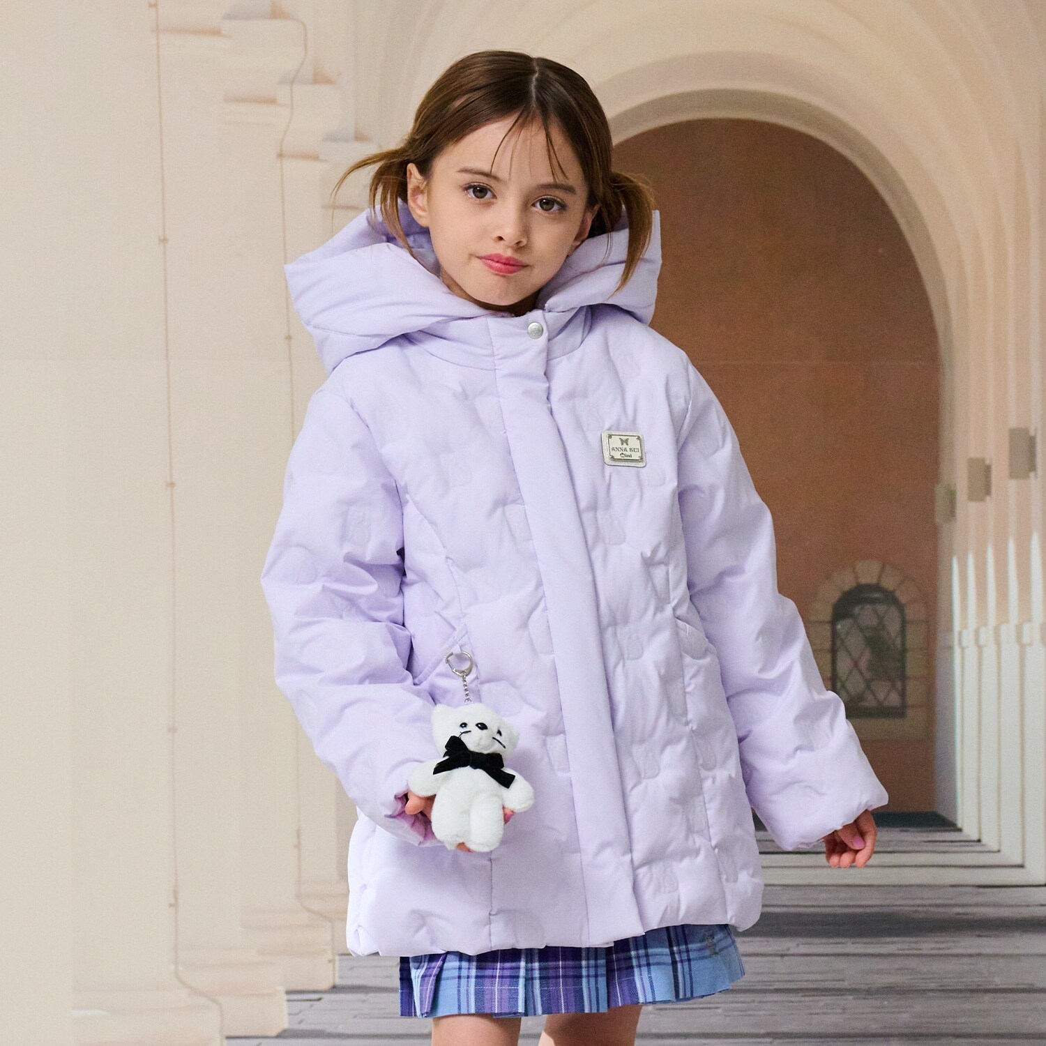 チャームつき中綿ネコブルゾン