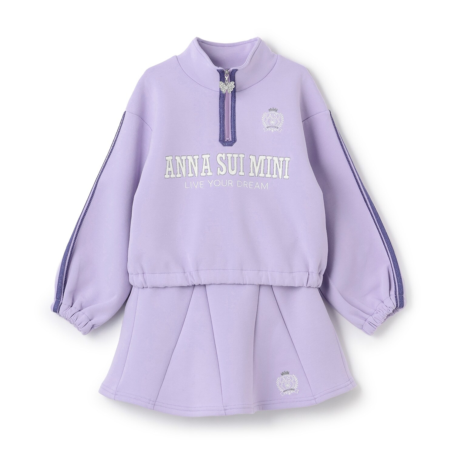 ハーフジップトレーナーセットアップ