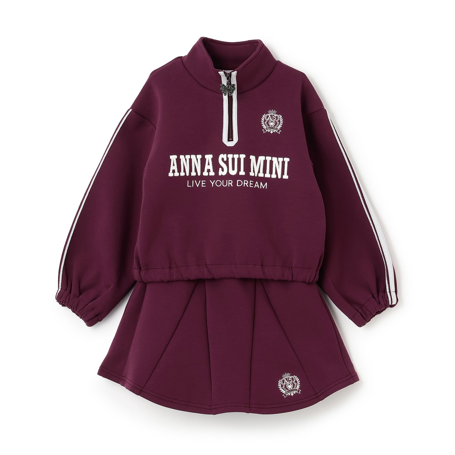 ハーフジップトレーナーセットアップ