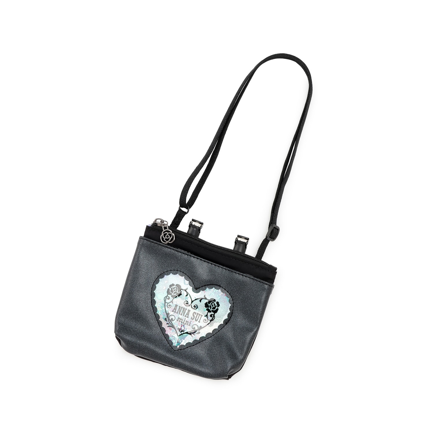 ハートローズ窓ファスナーつきスマートポケット