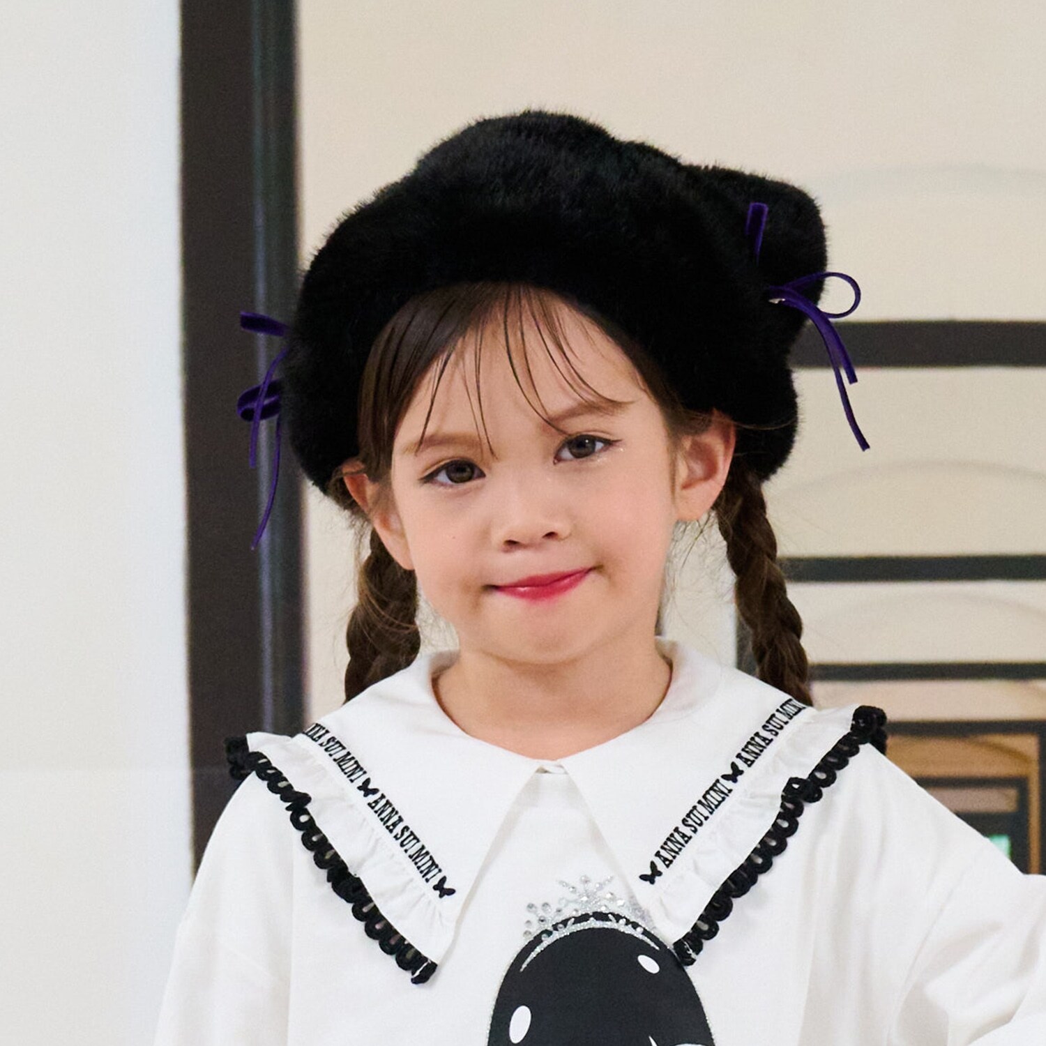 ネコ耳エコファー帽子