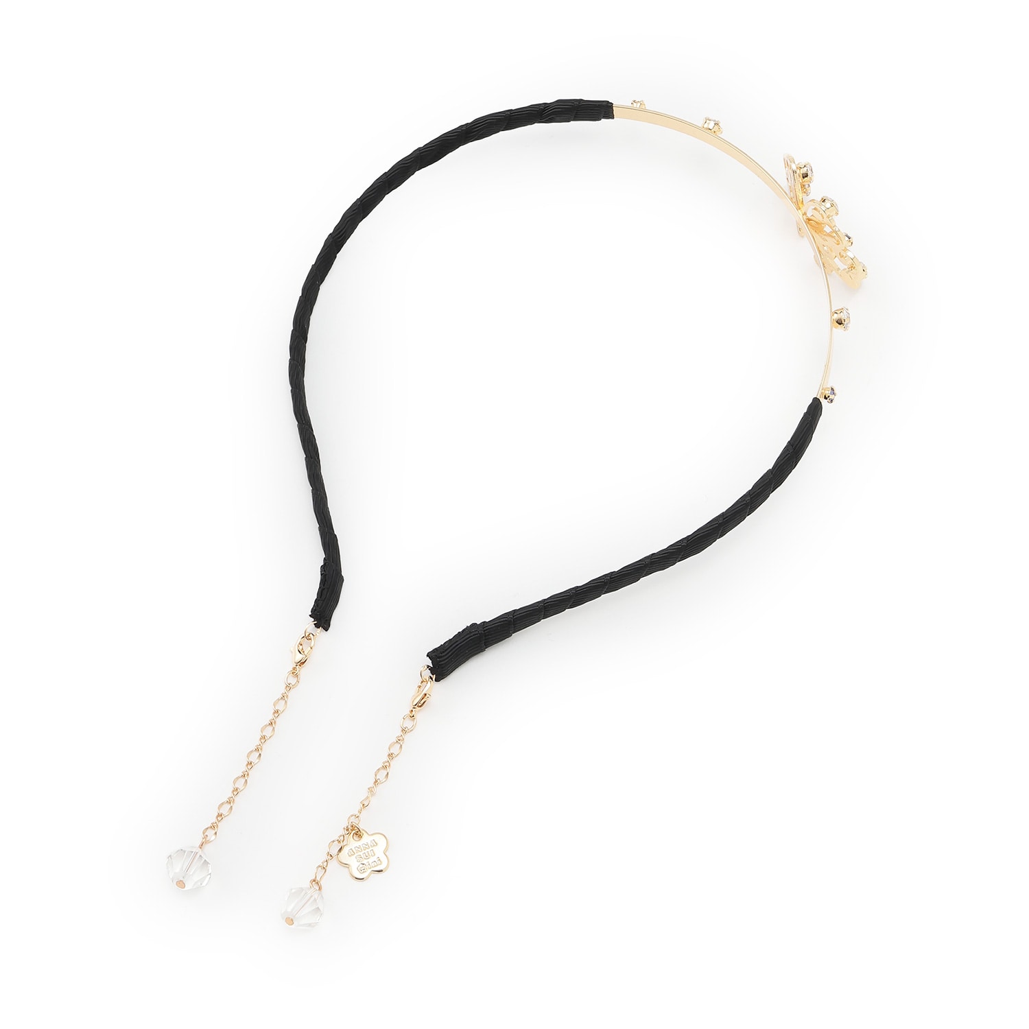 イヤリングモチーフつき蝶カチューシャ