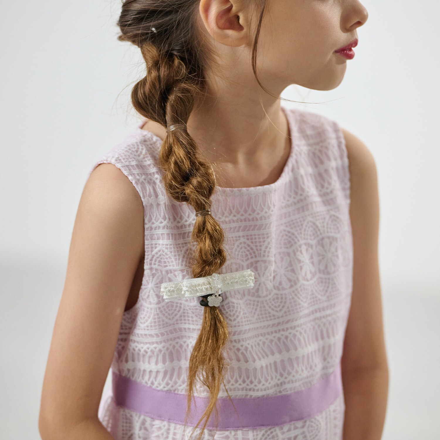 【セレモニー】リボンヘアポニー