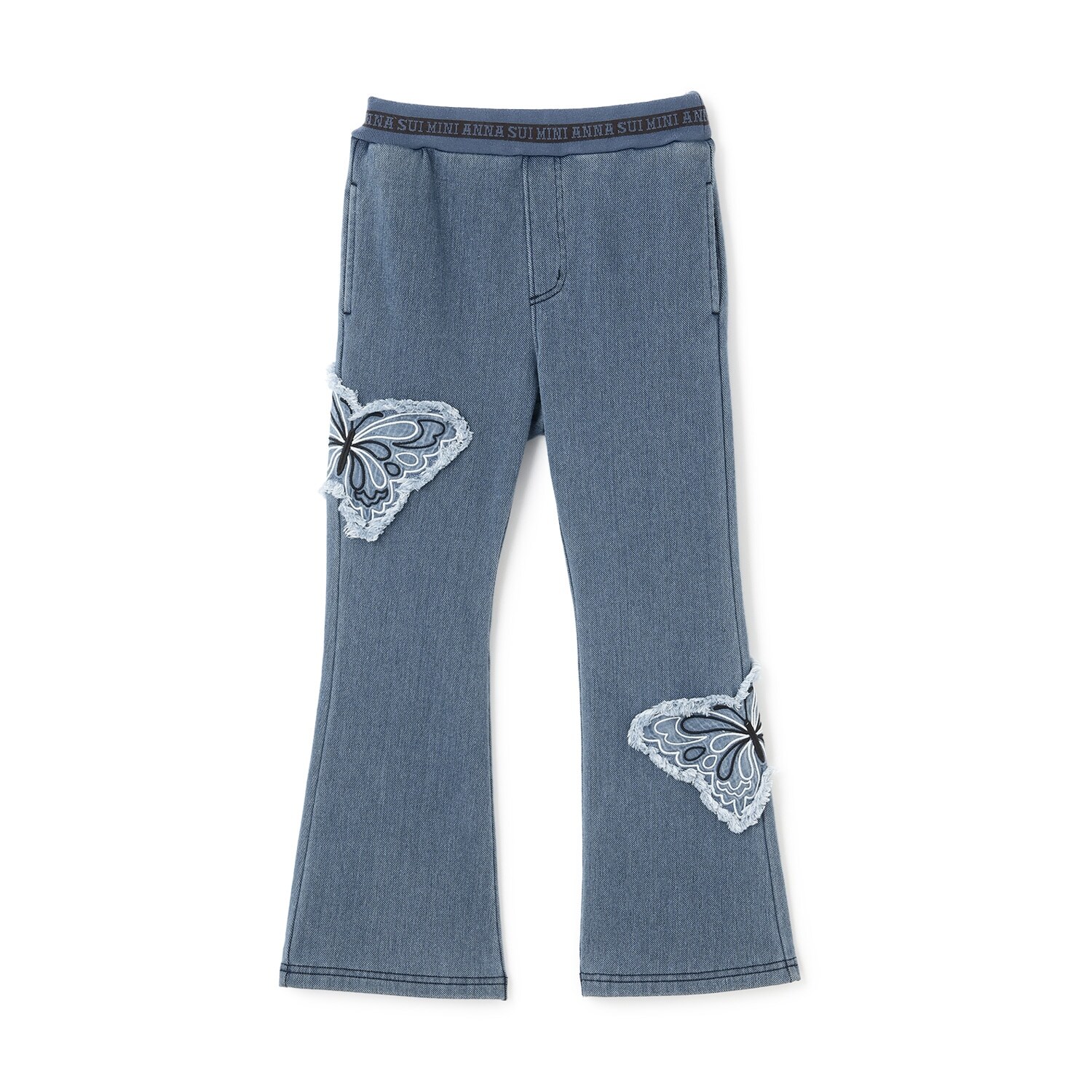 【あったか】スタイルアップ蝶フレアパンツ