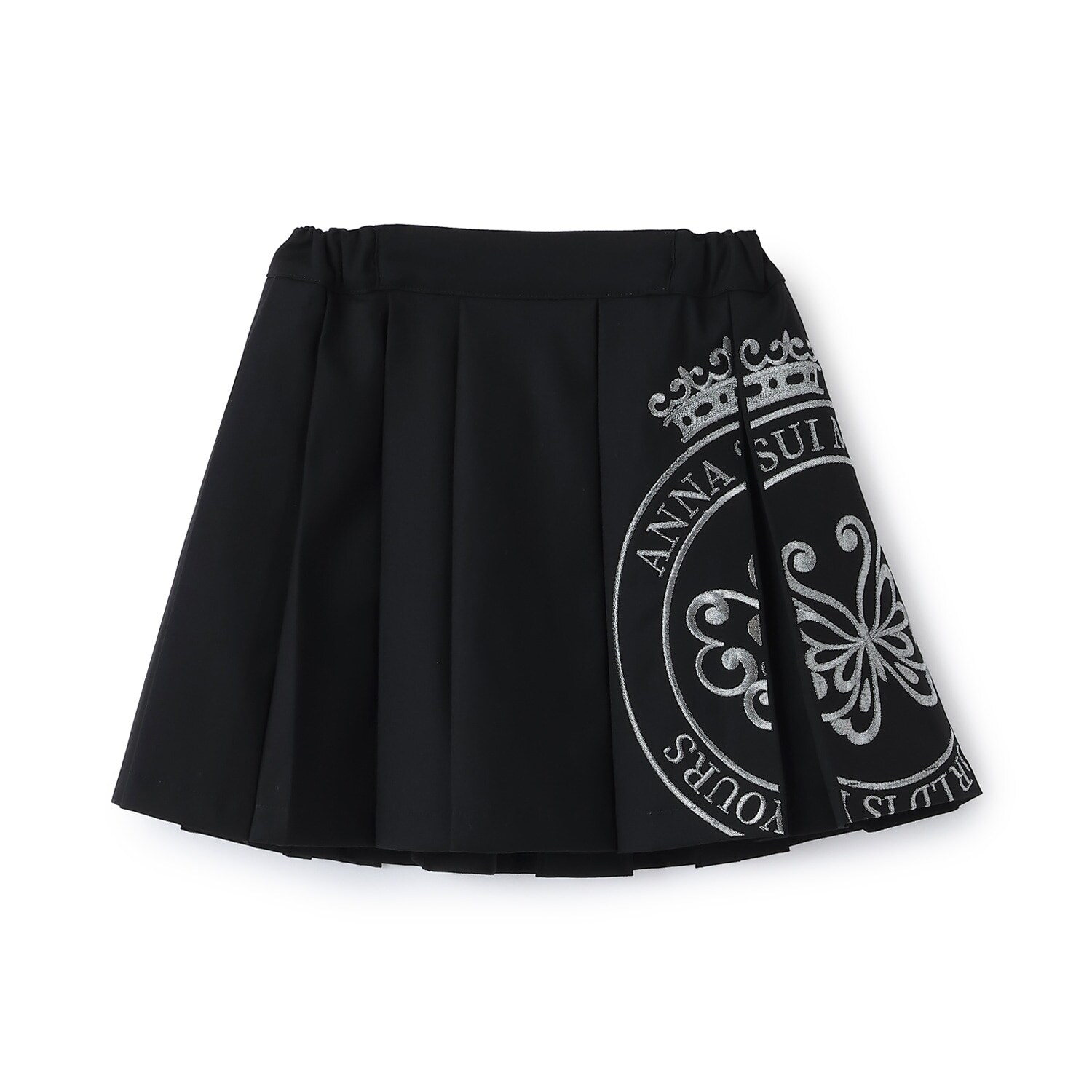 【あったか】エンブレムプリーツSK＋1分丈スパッツ