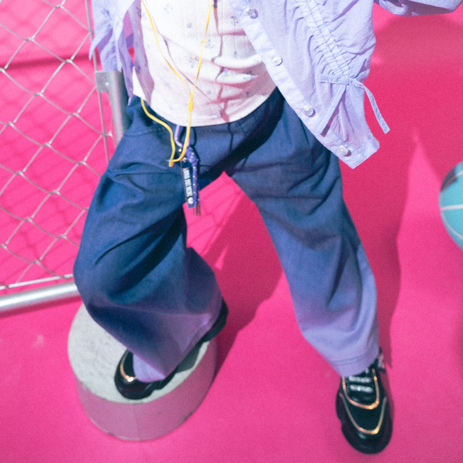 スタイルアップ☆デニムワイドパンツ