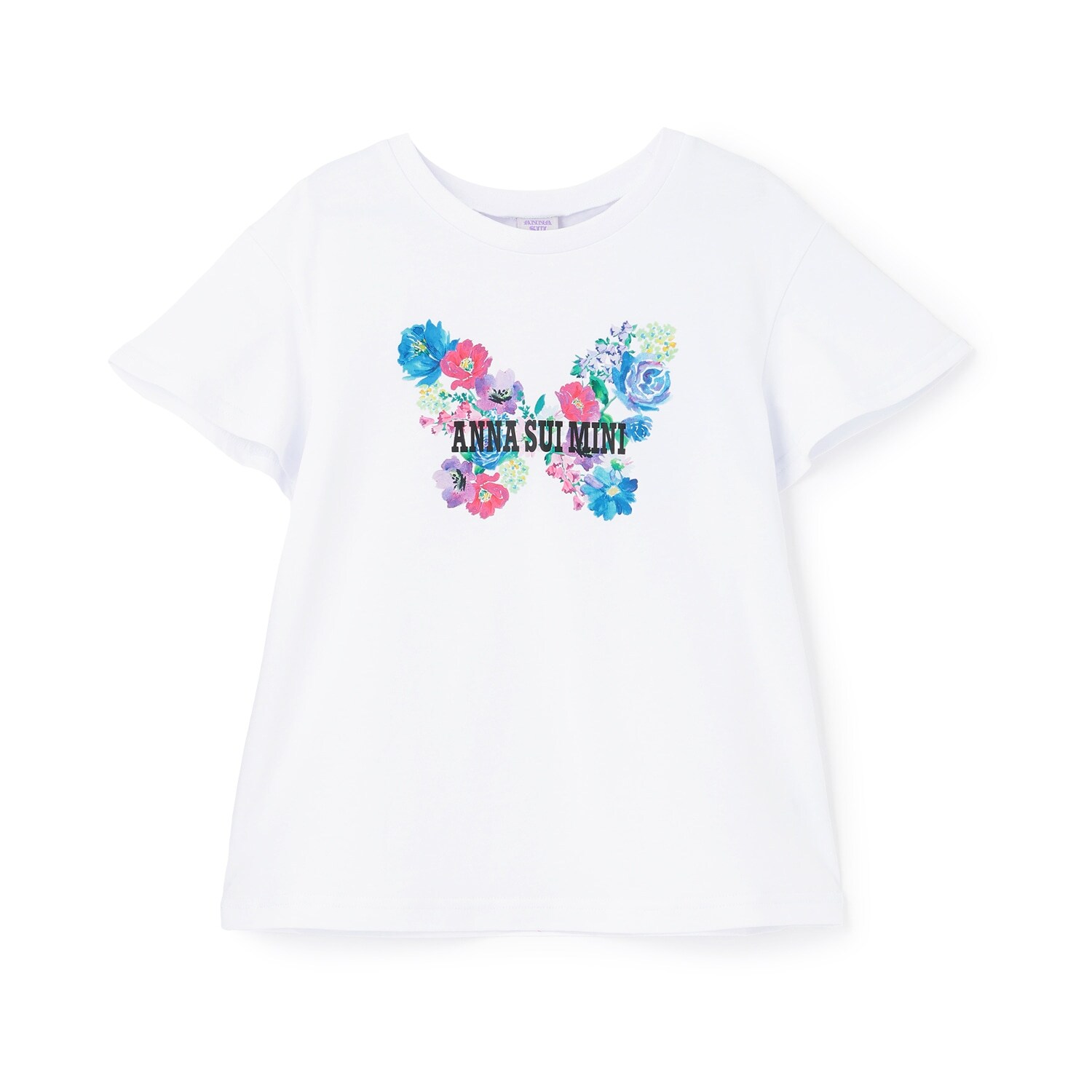 【人気商品再入荷】【直営店で取り扱い無し】チョウ花プリント半袖Tシャツ【接触冷感】