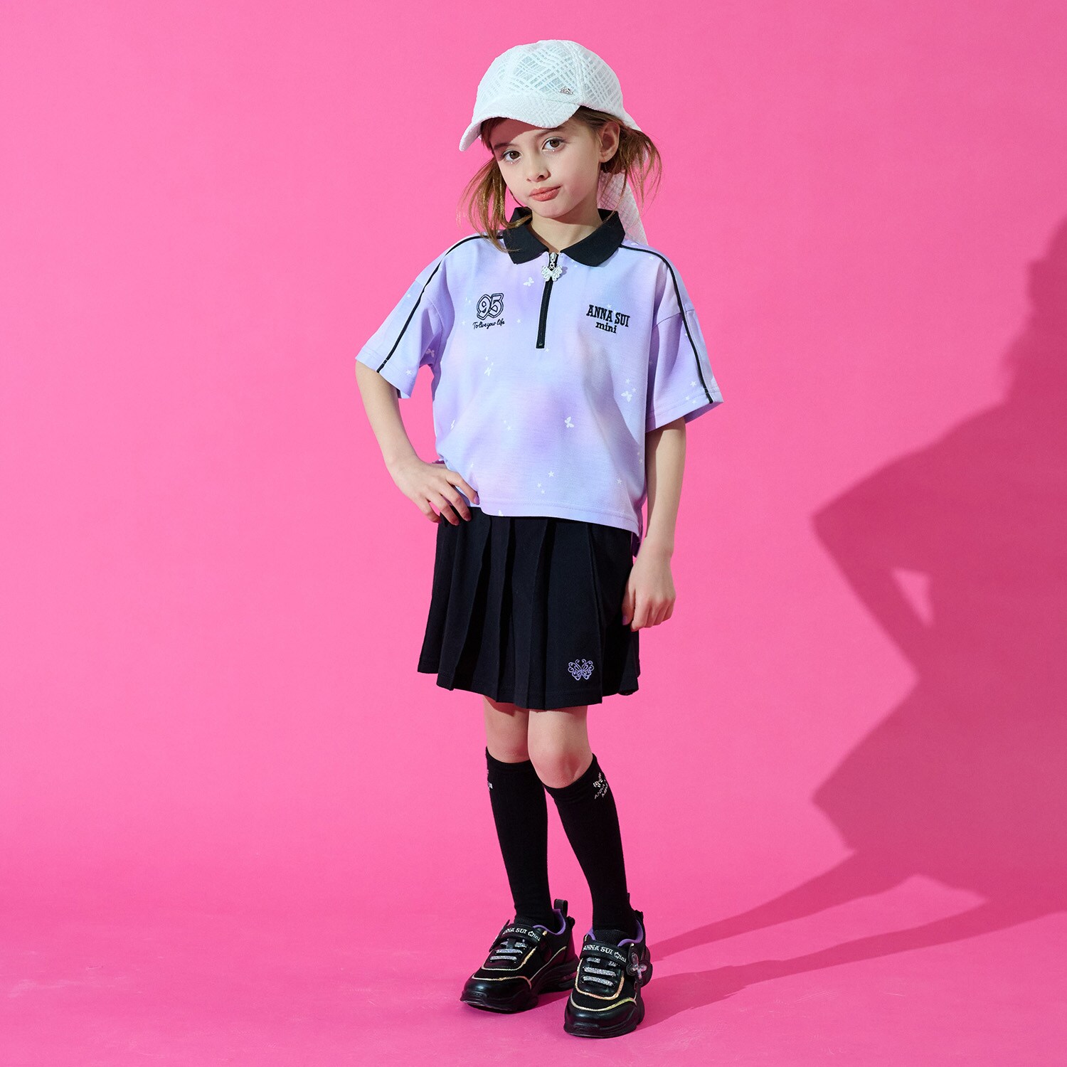 爽感ハーフジップセットアップ