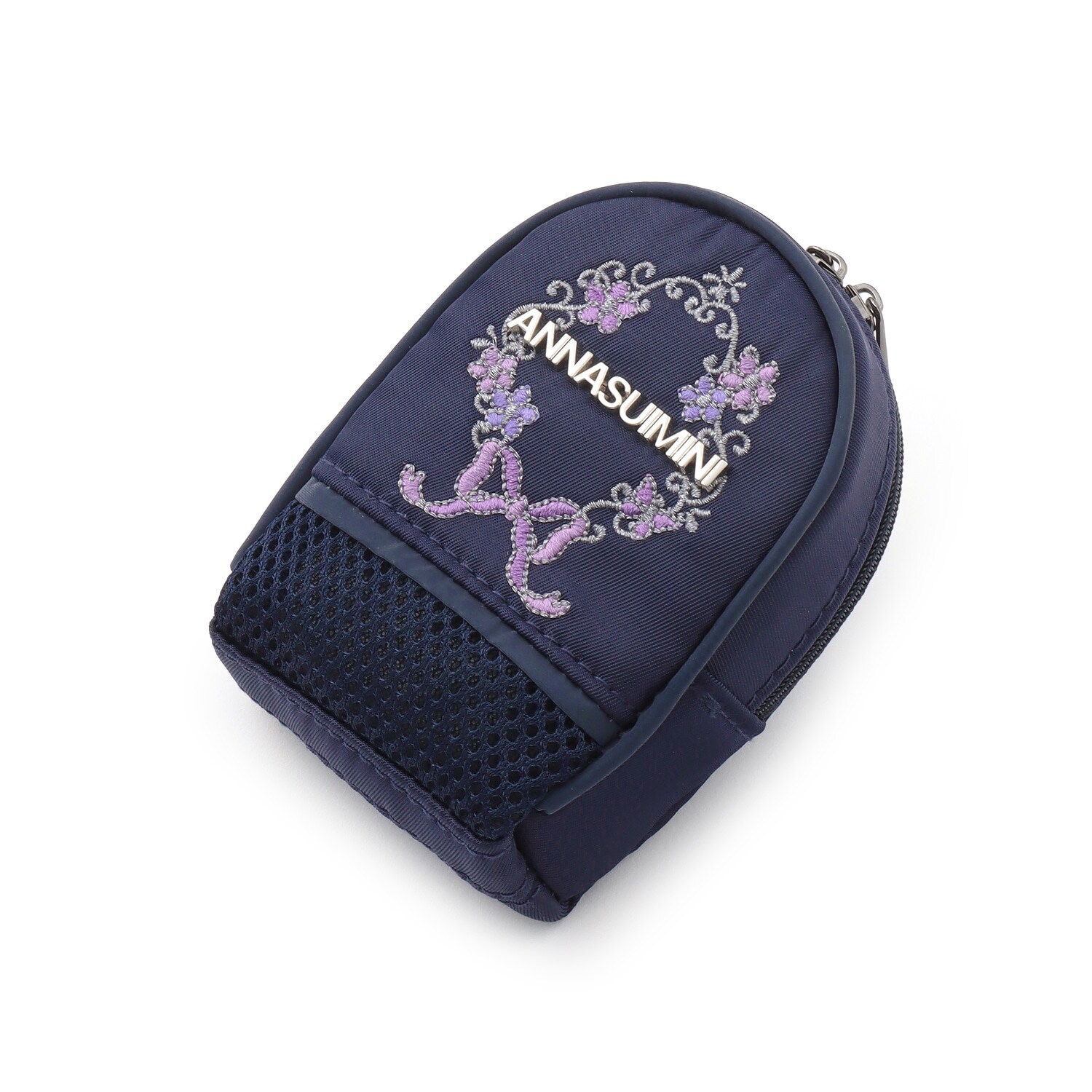 【ceremony】お花リボン刺繍マルチケース