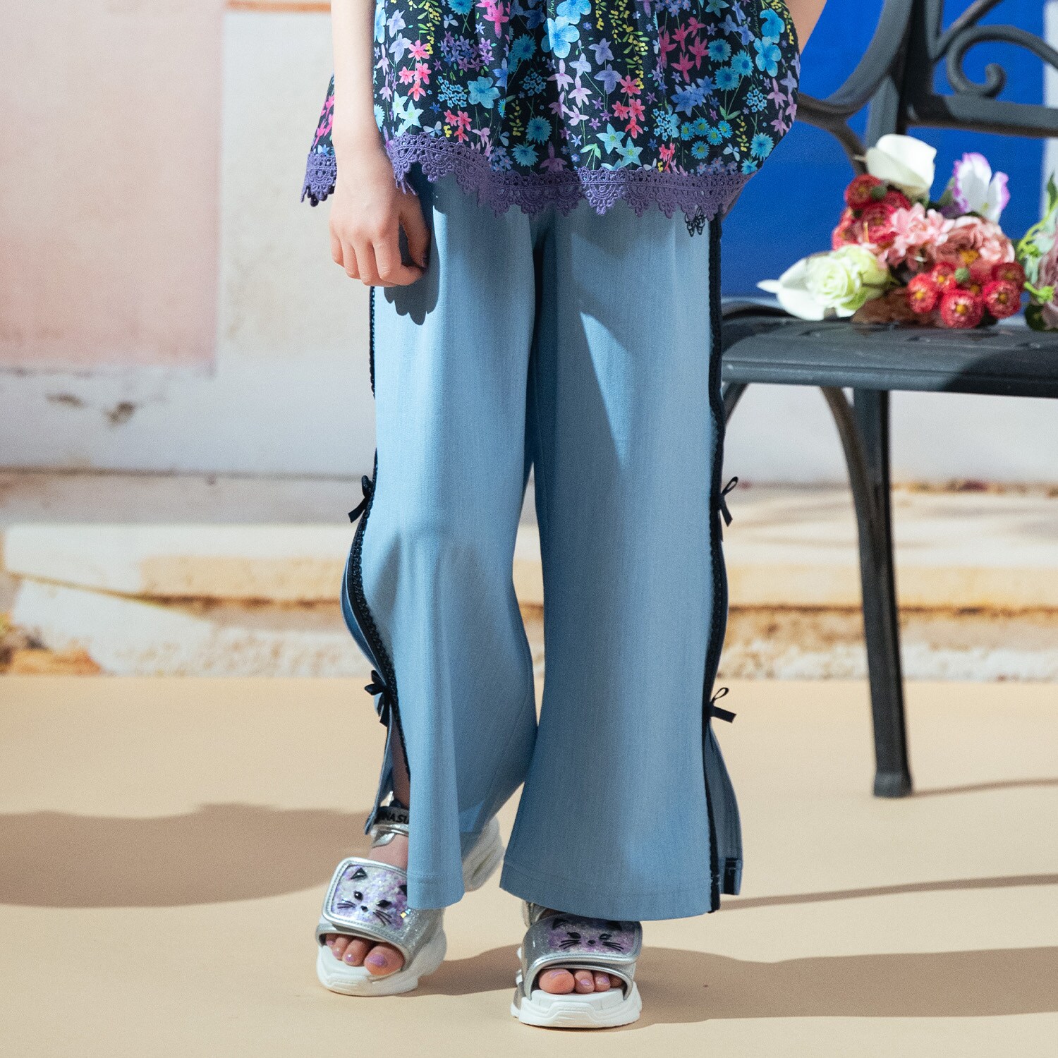 スタイルアップ☆爽感ワイドパンツ