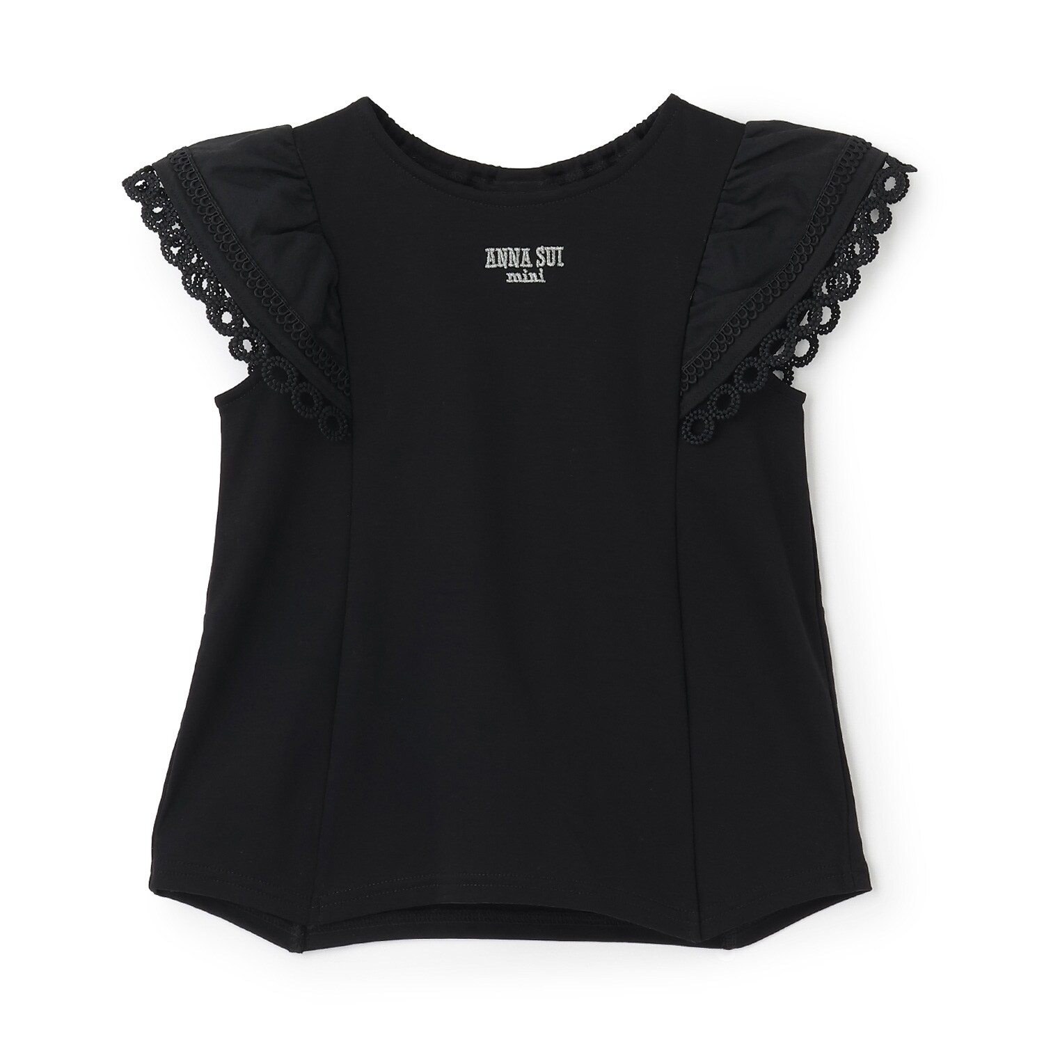 風をまとう 袖フリルTシャツ