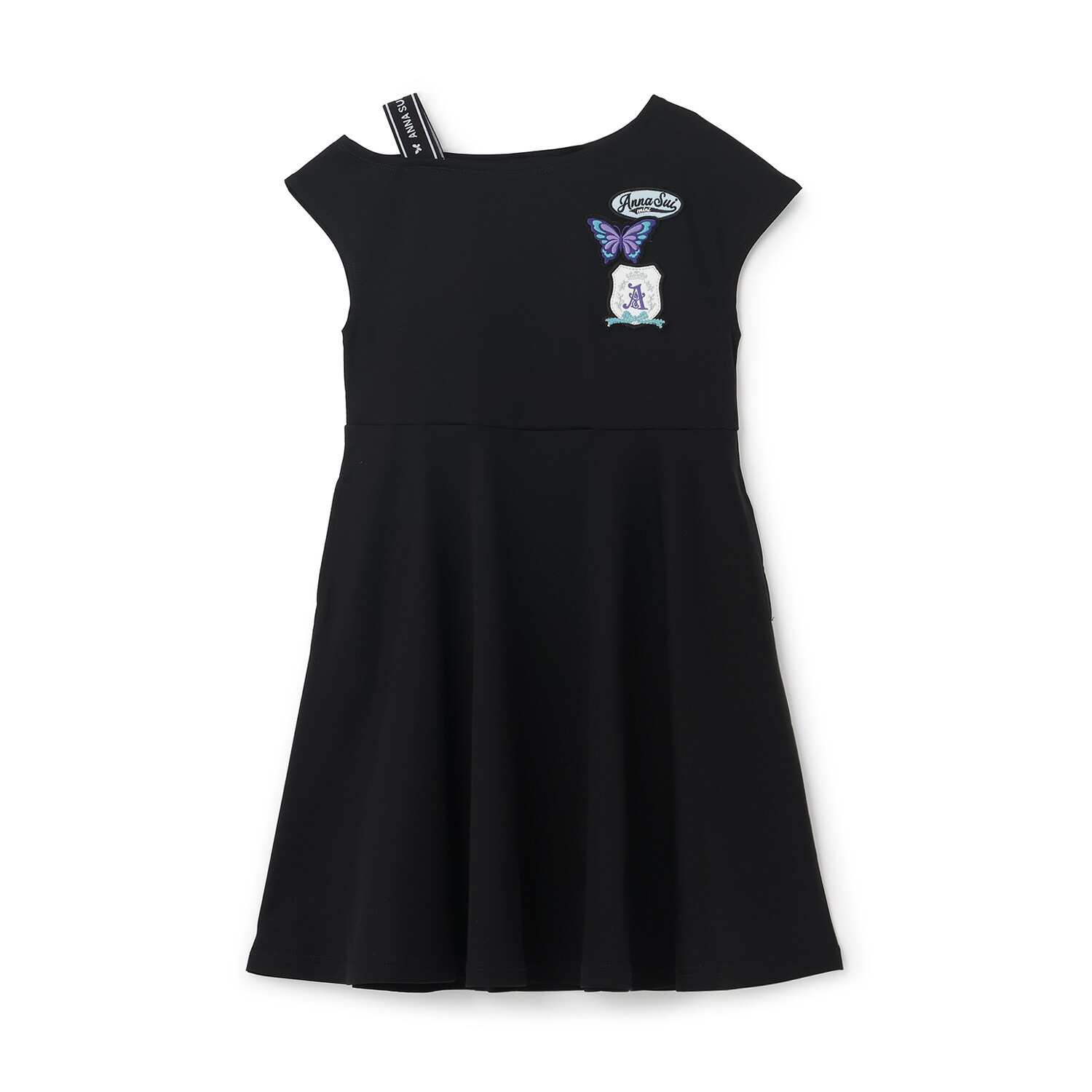 ロゴテープカットワンピース