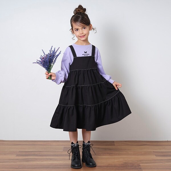 袖ボリュームトレーナー＋ジャンスカ