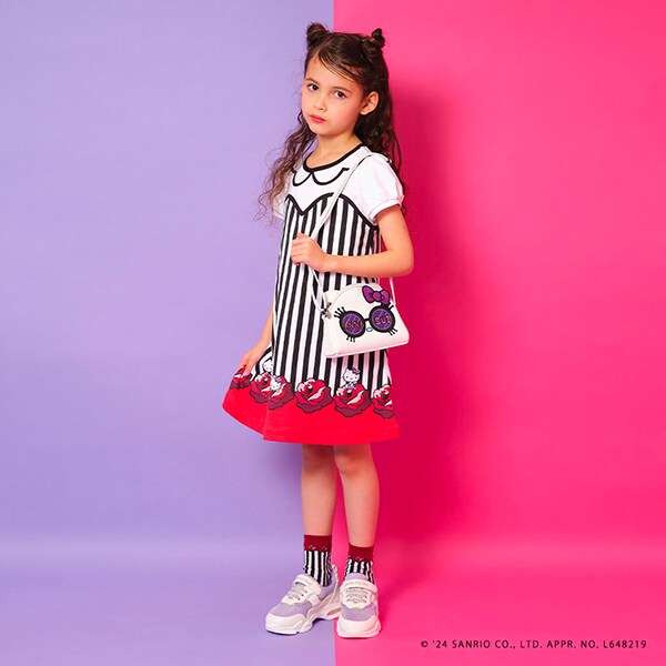 【HELLO KITTY 50th】ストライプローズカットOP