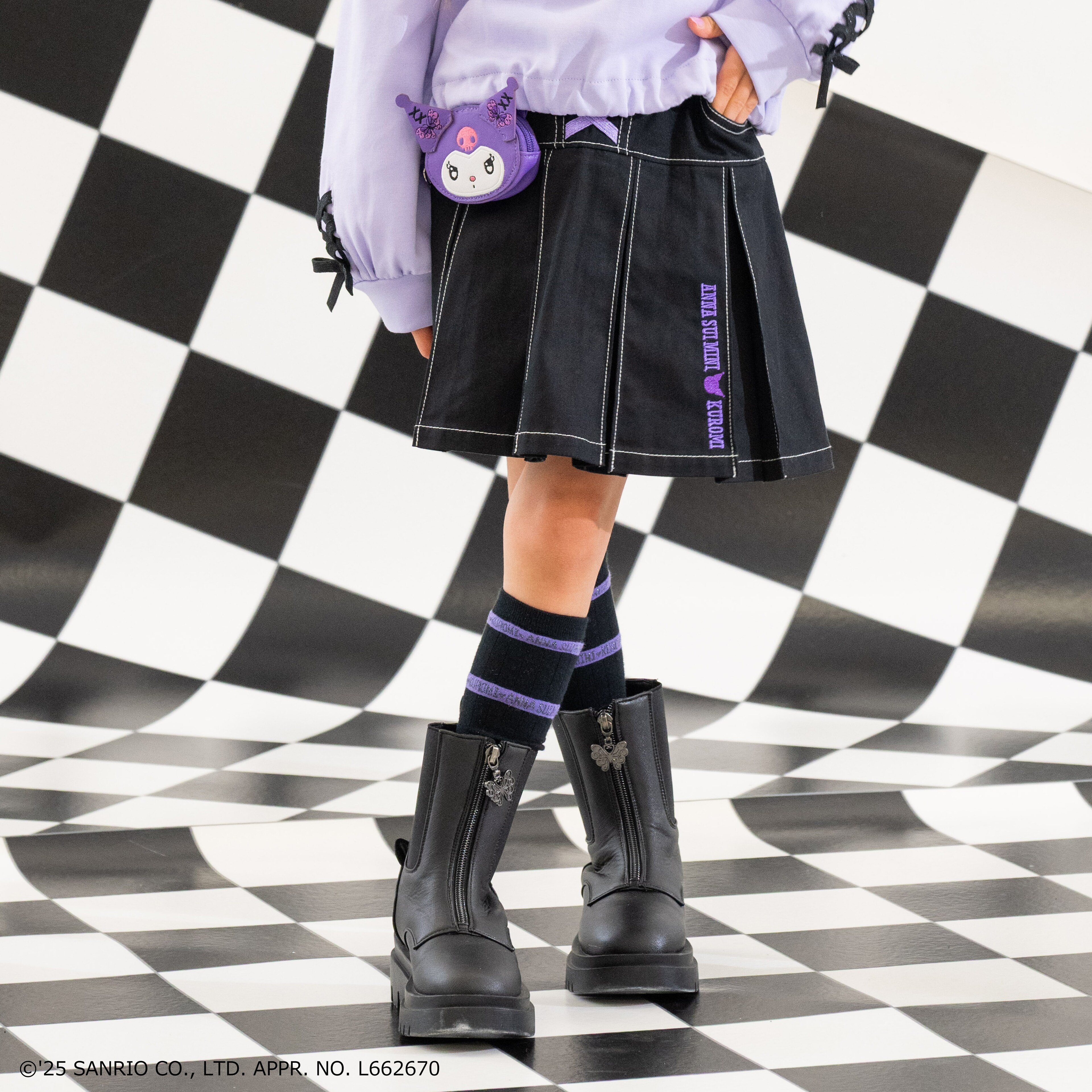 【KUROMI】ポーチつきスカパン