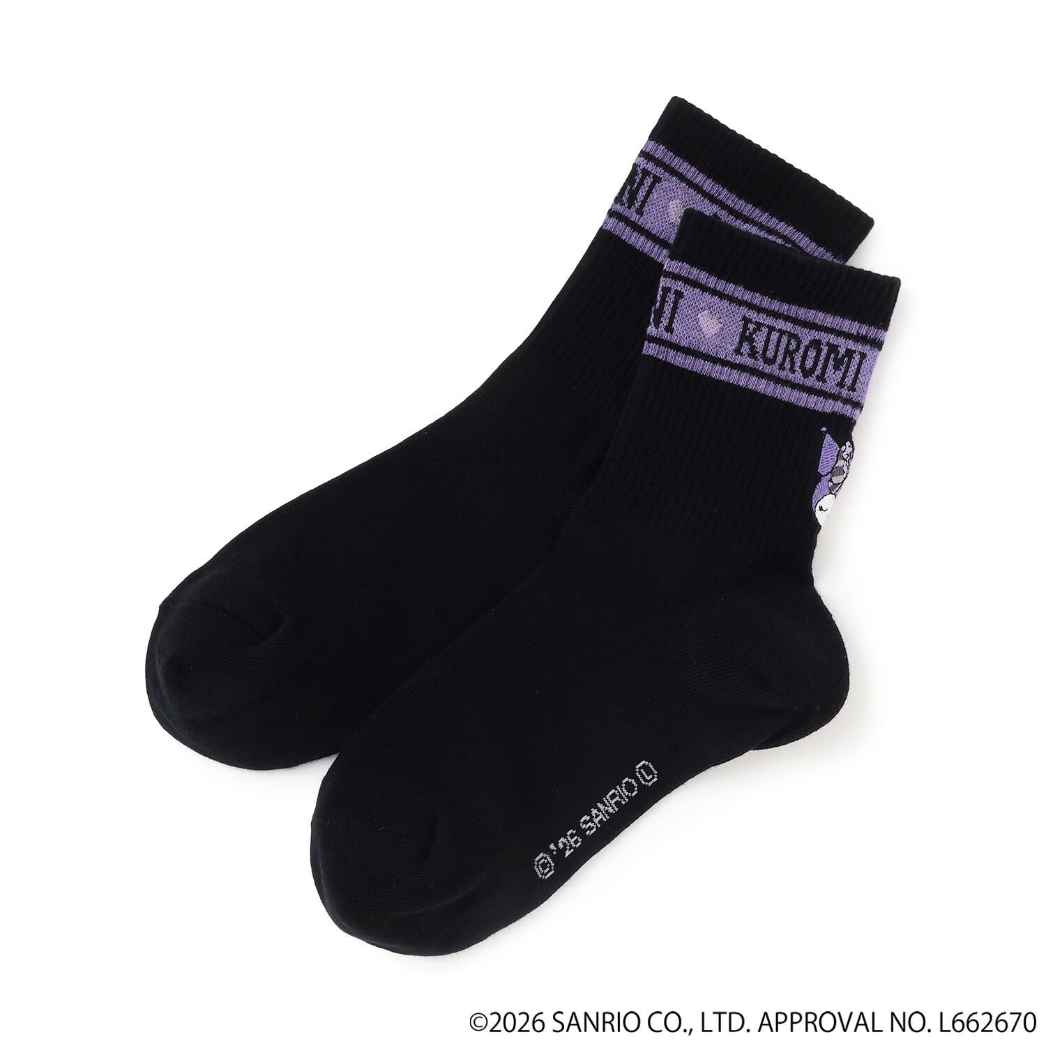 【KUROMI】クルーソックス
