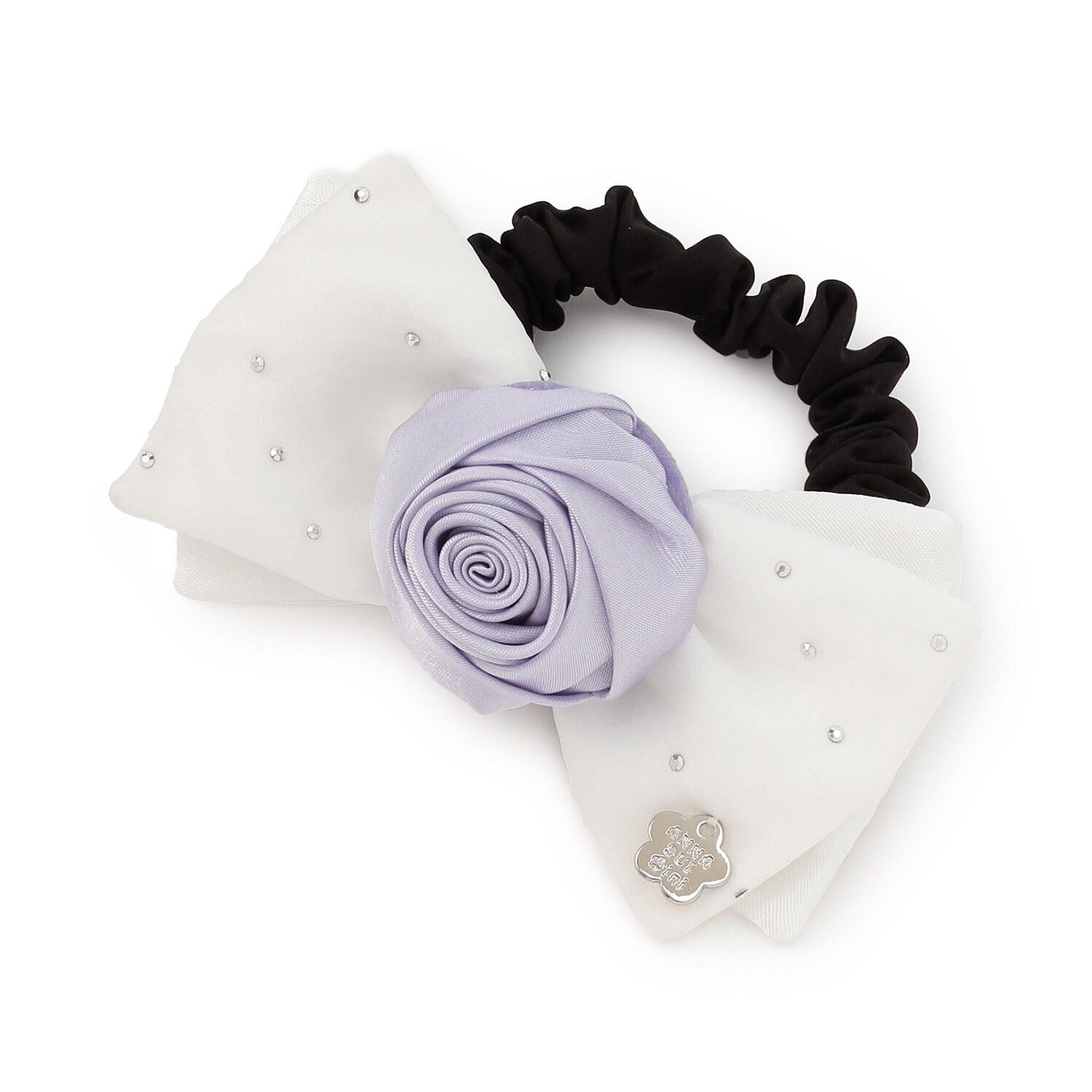 巻きバラリボンシュシュ