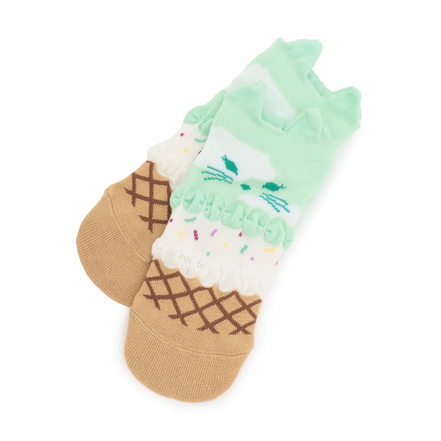 アイスクリームスニーカーソックス