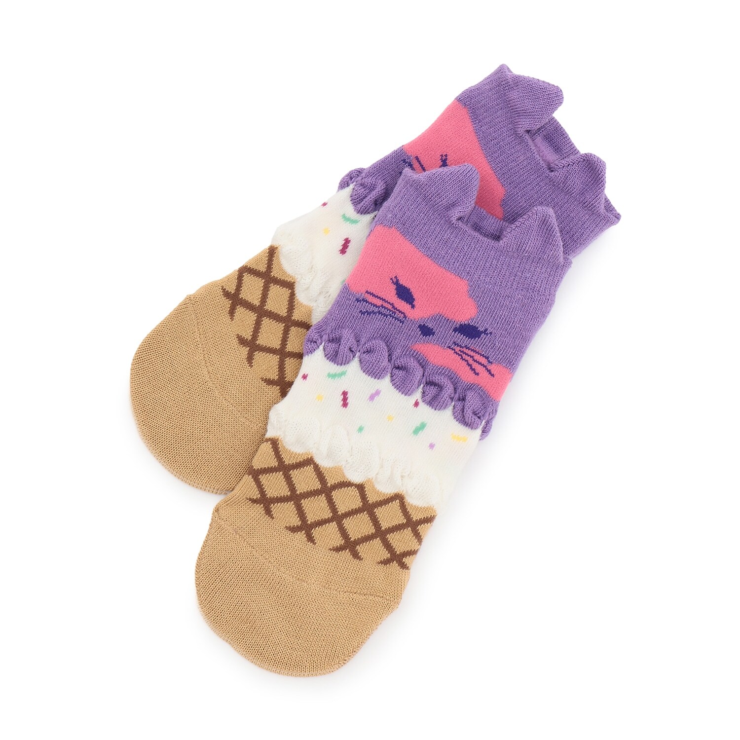 アイスクリームスニーカーソックス