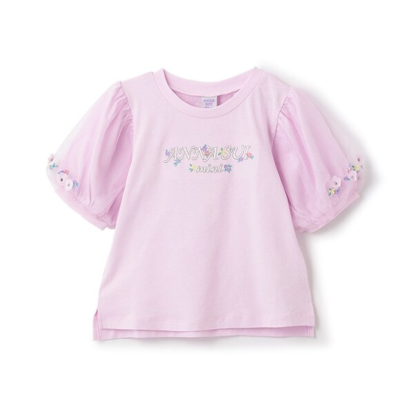 【人気商品再入荷】【直営店で取り扱い無し】袖バルーンロゴ刺しゅう半袖Tシャツ