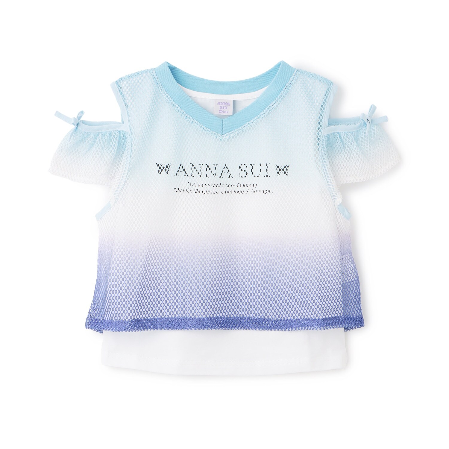 【人気商品再入荷】【直営店で取り扱い無し】メッシュグラデーションT＋タンクトップ