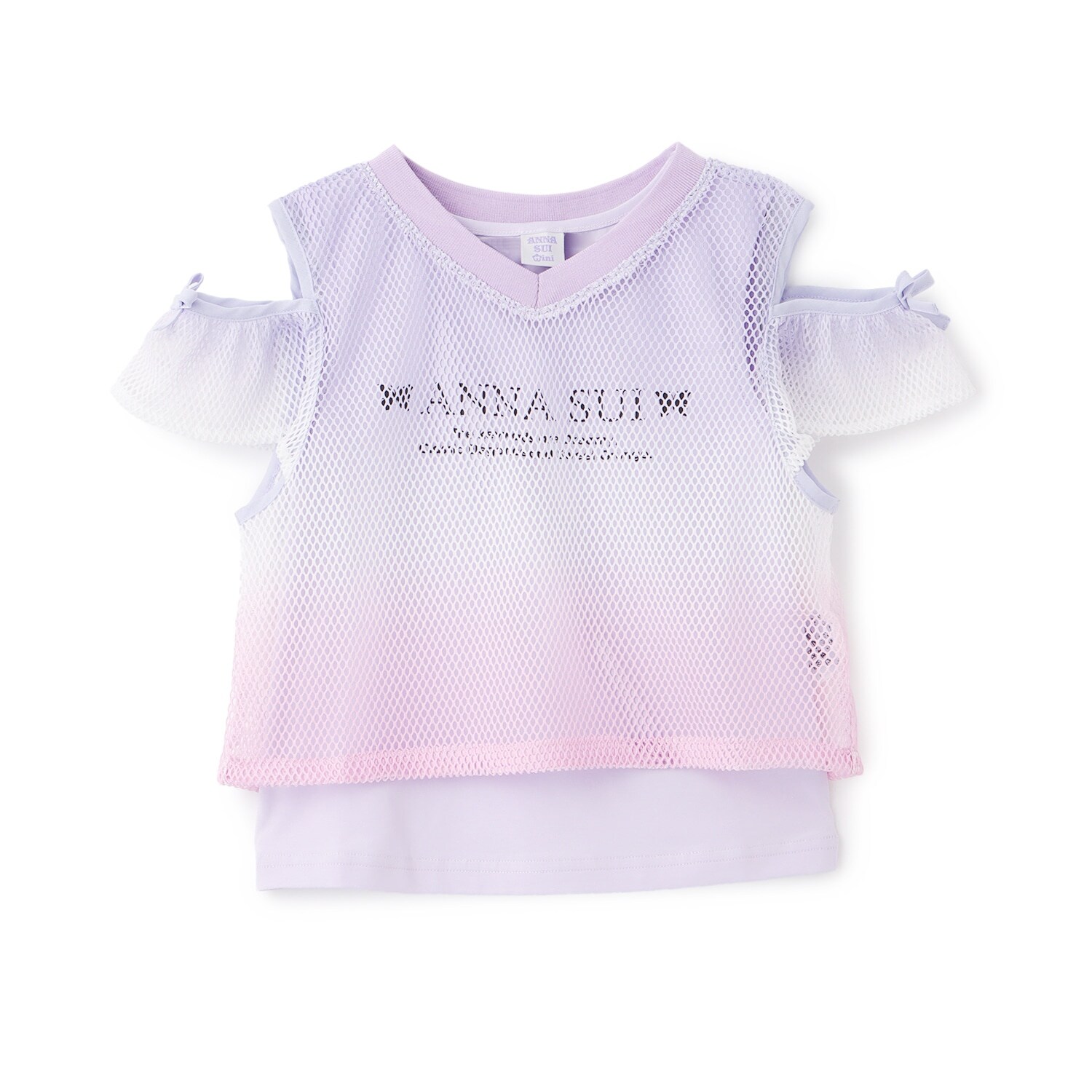 【人気商品再入荷】【直営店で取り扱い無し】メッシュグラデーションT＋タンクトップ