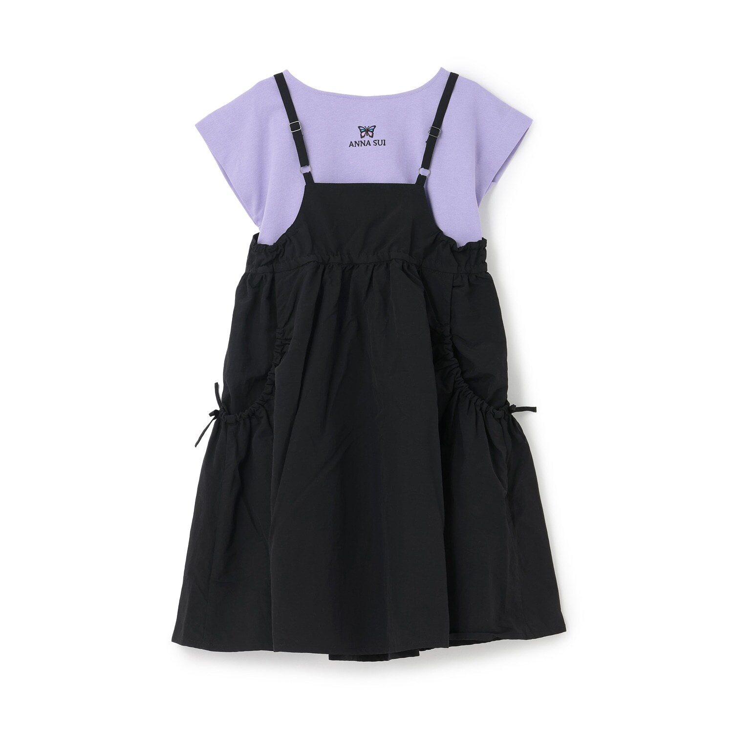 【人気商品再入荷】【直営店で取り扱い無し】ギャザージャンスカ＋短丈Tシャツ