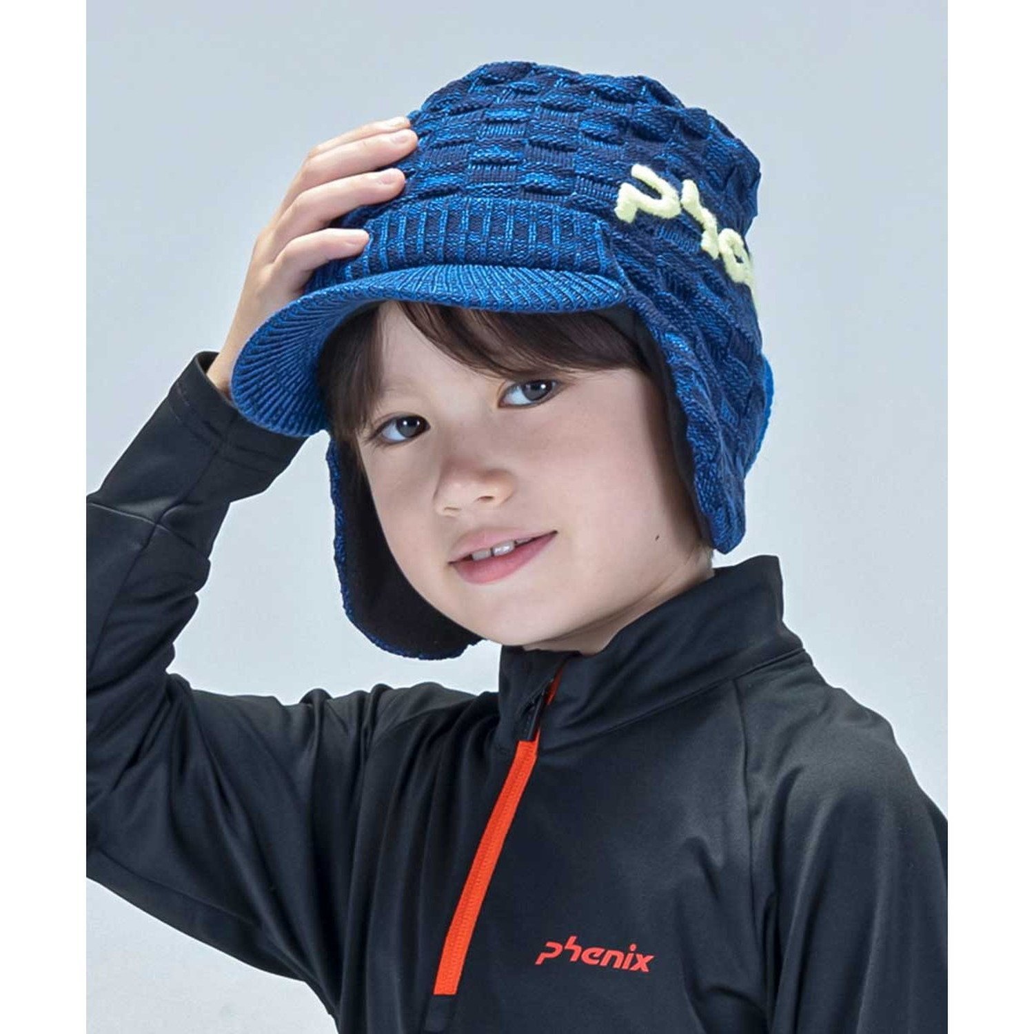 【phenix(フェニックス)】Maskman Earflap Knit Hat キッズ/スキーウェア/ニット帽/キャップ/ビーニー/イヤーフラップ