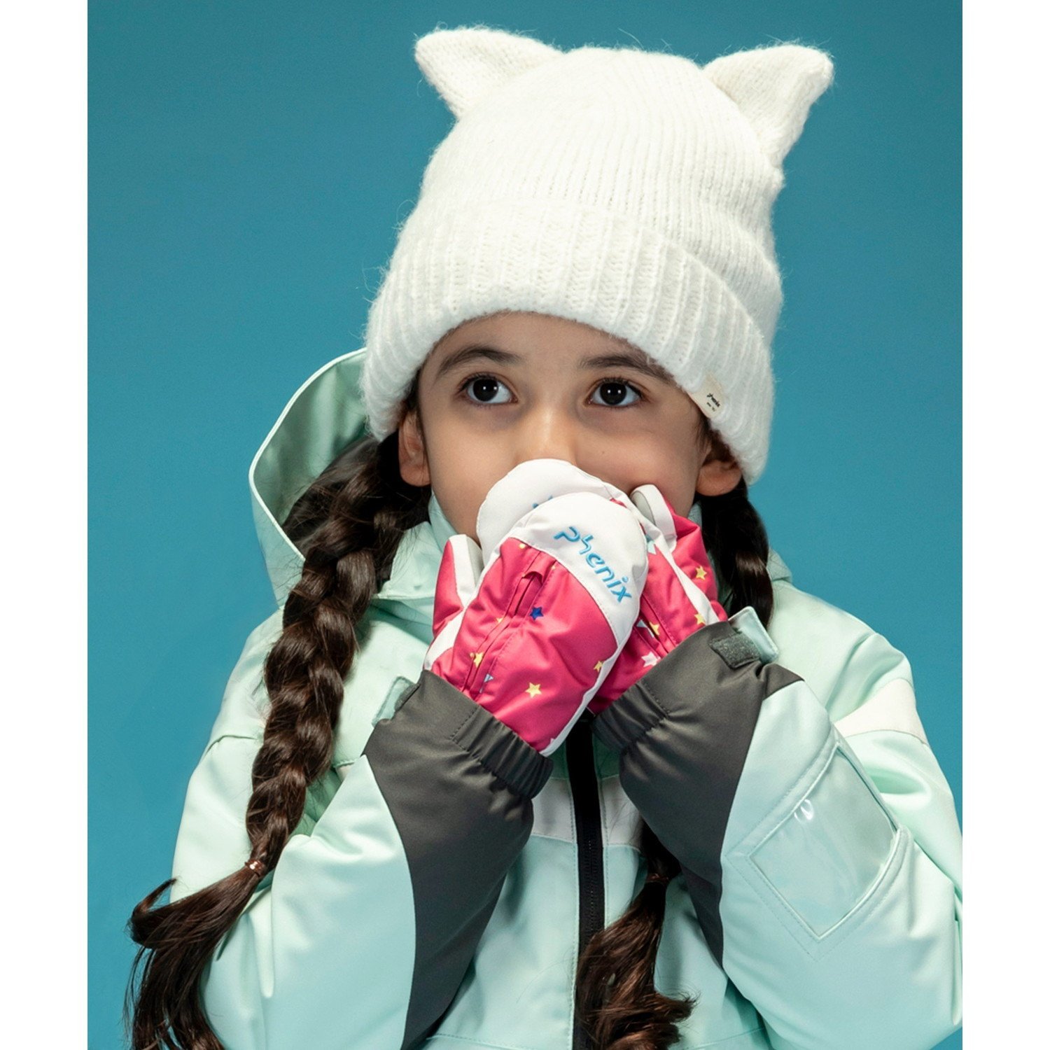 【phenix(フェニックス)】Kitty Knit Hat キティーニットハット/キッズ/子供用 ニットキャップ/スキーウェア/ニット帽/ビーニー/猫耳